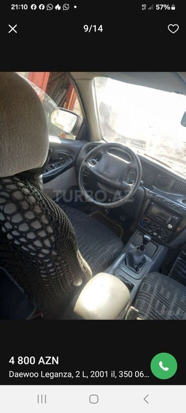 variator surətlər qutusu: Daewoo Leganza: 2 l | 2001 il Sedan — 6
