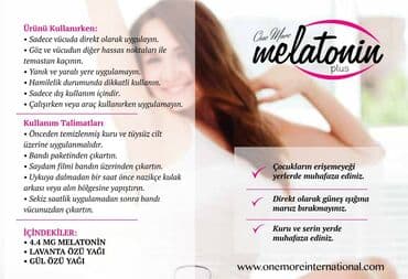 Tibbi geyim: MELATONİN Aktiv maddələrdən ibarət olan melatonin öncə zehni — 2