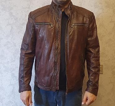 Kişi dəridən gödəkçə,fevral ayi Almaniyada alinib - Material: təbii