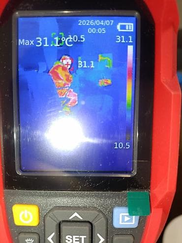 termometr lazer: ⁸📷 SATILIR: UNI-T UTi260B Termal Kamera + UT-Z002 Makro Lens Marka — 7