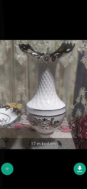 cennet gülü: Gul qabi Vazalar dekor Şekillerde qiymetler melumatlar qeyd olunub — 2