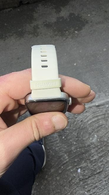 dəmir saatlar: Smart saat, Huawei, Sensor ekran, rəng - Gümüşü — 3