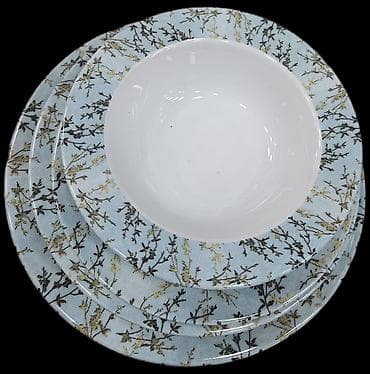 qaqa profil sekilleri: Nahar dəsti, rəng - Bənövşəyi, Keramika — 6