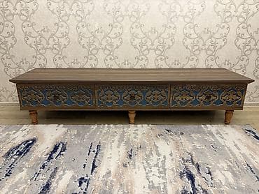 mebel salon: Şərq naxışlı TV tumbası və dəst masası 8 neferlik /2 nəfərlik divan 3 — 2