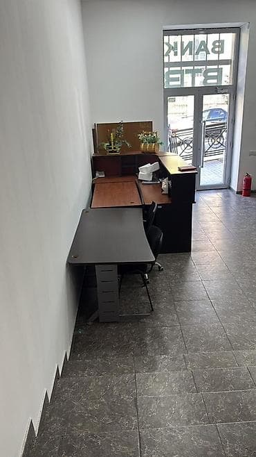 tək stol: Ofis mebeli dəsti dest olaraq satilir, tek tek satilmir - Rəng: tünd — 5