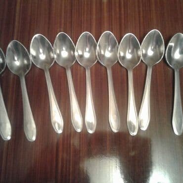 denge qabi qiymeti: Sovet istehsalı olan təzə aluminium çəngəl və çay qaşıqları satılır — 3