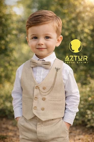 Bayram kostyumları: AZTUR Çocuk Giyimi – oğlan uşaqları üçün 3 parçalı dəst - Tərkib — 2