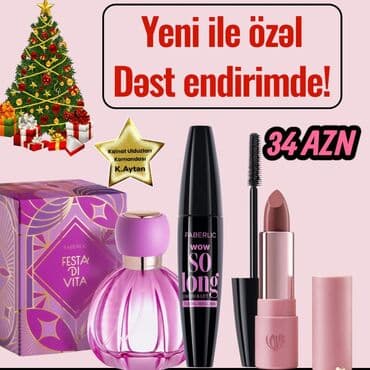 Красота и здоровье: Faberlic brendindən 2026 üçün hədiyyəlik dəstlər 1) Makiyaj dəsti – — 6