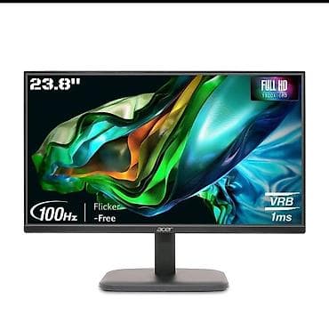 komputer dəst: Acer ek241y 100hz ips slim monitor az işlənilib ekran keyfiyyətlidi — 2