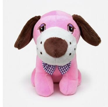 Plyuş it oyuncağı – yumşaq və qucaqlanası. - Rəng: çəhrayı gövdə