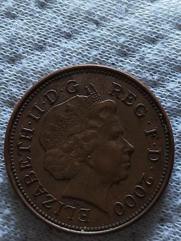 gitara simi: Britaniya 2 peni sikkəsi (2000) - Nominal: Two Pence (2p) - Ölkə — 2