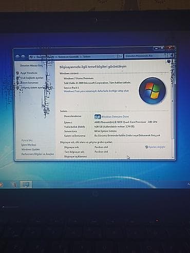 HP: HP Pavilion dv6 noutbuk CPU: AMD Phenom II N930 Quad‑Core, 2.00 GHz — 2