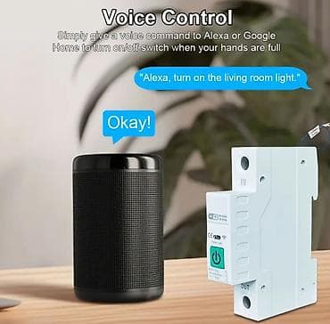 masin videolari: Wi‑Fi Ağıllı DIN-relə Açarı (1 qütblü, 63A) Xüsusiyyətlər: - Giriş — 3