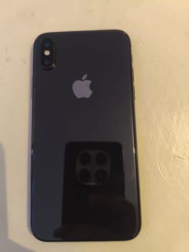 telefon iphone 10: IPhone X, 256 GB, Qara, Face ID — 1