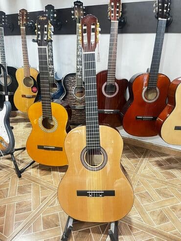Akustik gitara, 6 sim, Yeni, Pulsuz çatdırılma