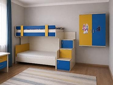 Для мальчика, Б/у, Кровать, С матрасом at lalafo.az Для мальчика, Б/у, Кровать, С матрасом