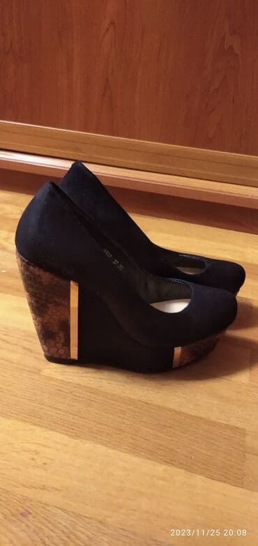 босоножки на тракторной подошве с каблуком: Tuflilər, Ölçü: 39, Yeni — 1