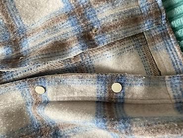 crop geyim: CALLIOPE flanel overshirt - Ölçü: M (etiketdə göstərilib) - Model — 3