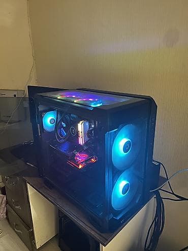 komp: İntel Core i7-10700K THERMALTAKE 240 LİQUİD ASUS ROG Z490 DDR4 — 4