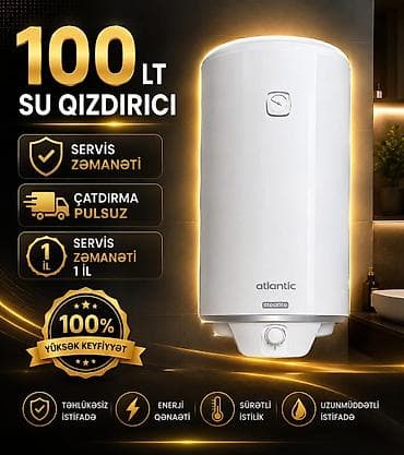 qizdirci: Ariston 100 l, Yeni, Kredit yoxdur, Pulsuz çatdırılma, Rayonlara çatdırılma — 1