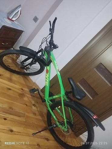 aurus bicycle: FONTE dağ velosipedi - Rəng: yaşıl, loqotipli - Çərçivə: MTB tipli — 3