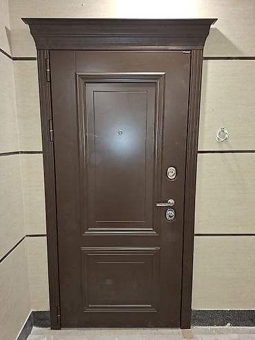 Metaldan giriş qapıları – müxtəlif modellər - Material: möhkəm