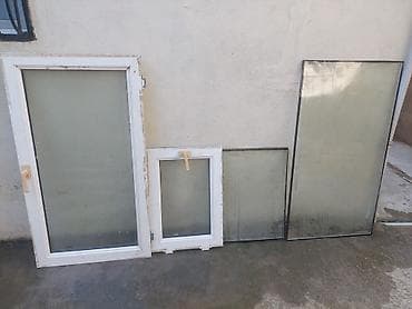 istilik pec: PVC pəncərə çərçivələri və şüşə paketlər dəsti - 2 ədəd PVC pəncərə — 1