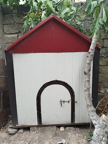 Metaldan yığılan it evi/bala daxması - Material: möhkəm metal