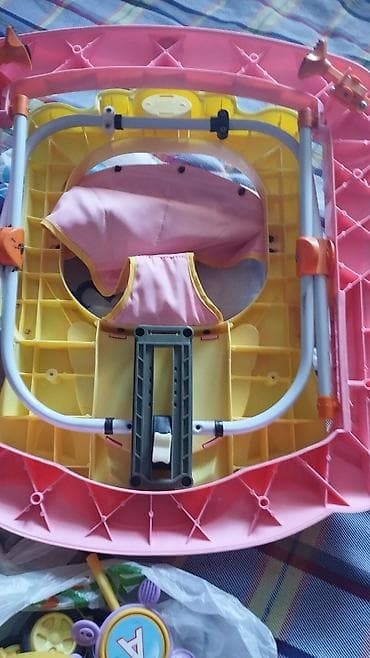 baby walker: Uşaq gəzdirici (baby walker) – ördəkli dizayn - Rəng: çəhrayı-sarı - — 3