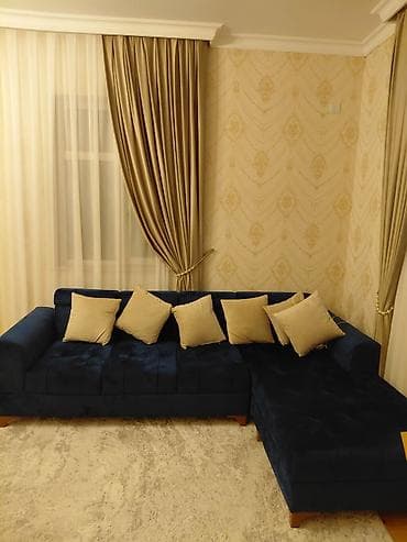 royal mebel: Künc divan, Açılmayan, Bazasız, Vеlur parça, Çatdırılma yoxdur — 1