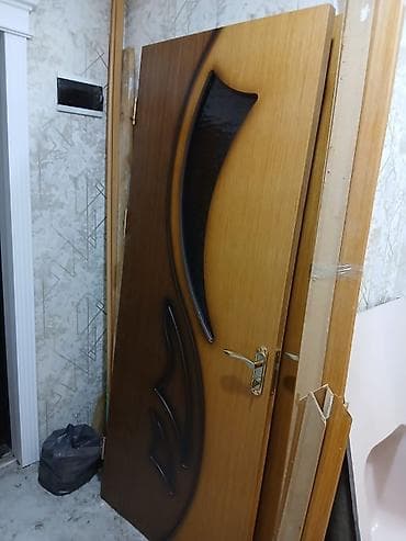 otaq qapsi: Daxili otaq qapısı – ağac dekorlu, ikirəng keçidli (açıq palıd və tünd — 3