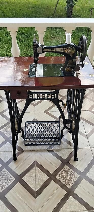Məhsul:Antikvar Singer Tikiş Maşını (1886 Patent) – Çox Yaxşı — 1