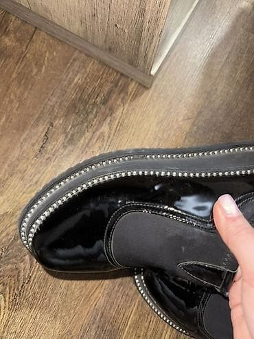 Qadın ayaqqabıları: Loafer ayaqqabı, əla vəziyyətdədir qaşları sadəcə çəkdiyim yerlərdə — 4