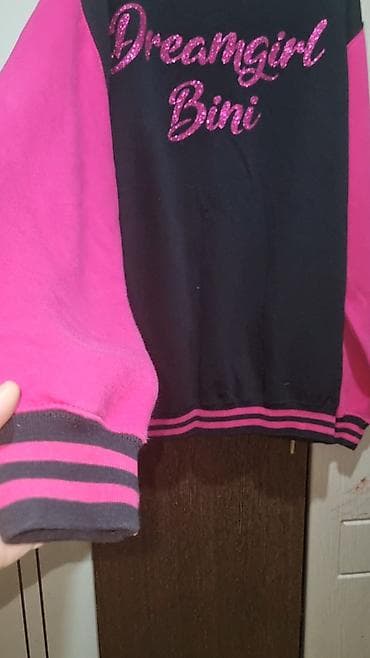 Qara-çəhrayı kollec stili jaket 2xl 44 olcu defektsiz ela vezyet — 5