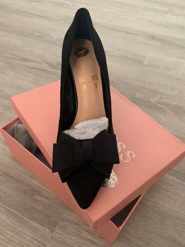 женские толстовки на молниями: Туфли, Размер: 38, цвет - Черный, Новый — 1