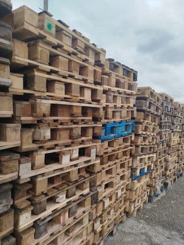Pallet, 800 х 1200 sm, Rayonlara çatdırılma, Ünvandan götürmə, Ödənişli çatdırılma, Kredit yoxdur