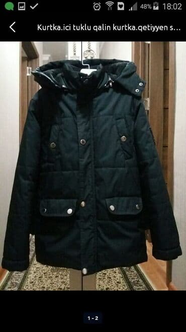 Kurtka.ici qalindir.su kecirtmir.10-13 yaw oglan ucun. teze