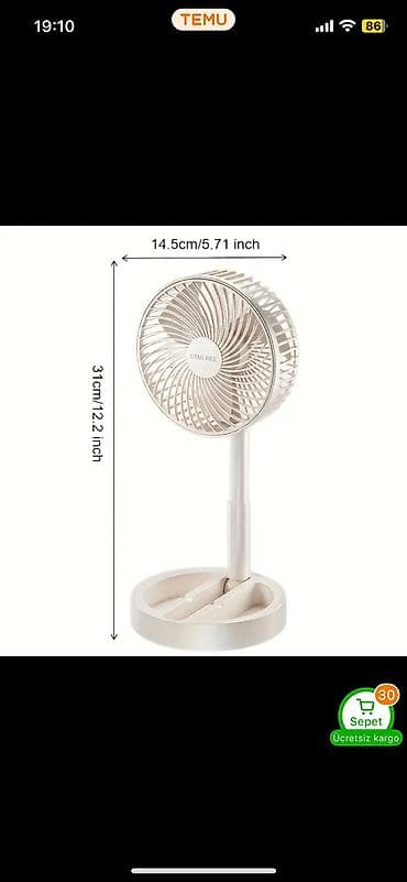 vintelyatorlar: Ventilyator Yeni, Masaüstü, Pərli, Kredit yoxdur, Pulsuz çatdırılma — 2