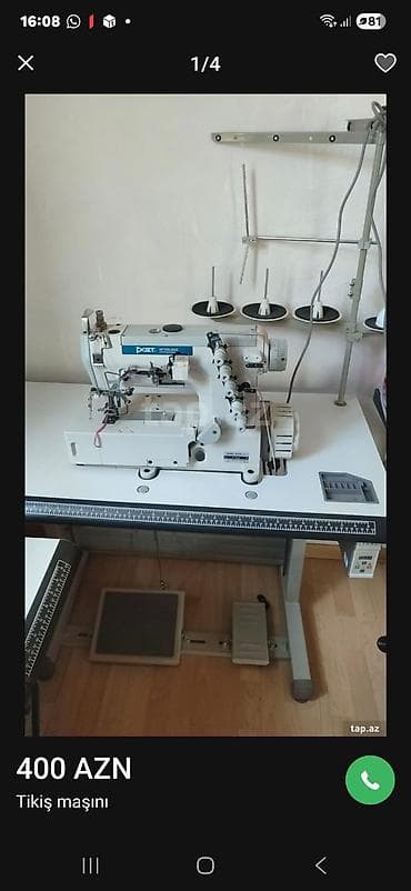 overlok makinesi: Interlok və gizli tikiş maşinibirdə ütü hec işlənməyib. Averlok düz — 3