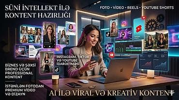 Süni İntellekt Kontent Xidməti ✨ İstənilən fotonu peşəkar video və