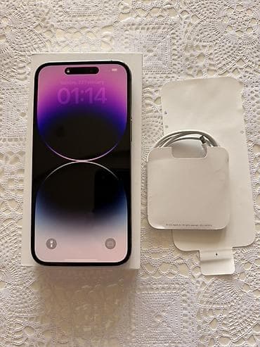 IPhone 14 Pro Max, 512 GB, Deep Purple, Barmaq izi, Face ID lalafo.az -da IPhone 14 Pro Max, 512 GB, Deep Purple, Barmaq izi, Face ID