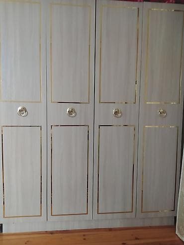 4 qapılı, Digər rəng, Digər material, Açılan, Düz dolab