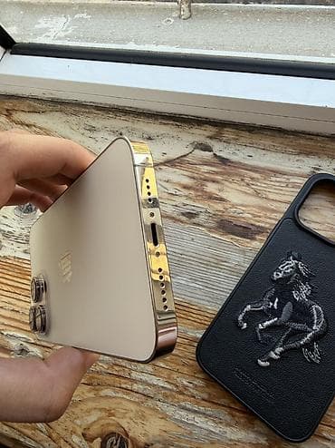 iphone ehtiyat: IPhone 14 Pro Max, 128 GB, Qızılı, Simsiz şarj, Face ID — 6