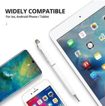 həssas tərəzi: Qırmızı, qara ağ və boz rənglərdə olan bu universal stylus qələmləri — 9