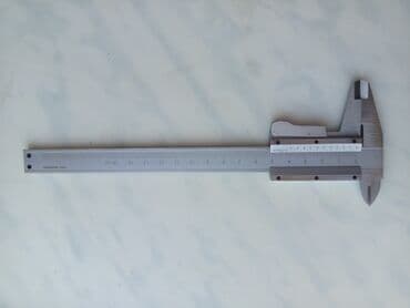 kulək olcən cihaz: Pasnomsuz poladdan mexaniki ştangel. Vernyer tipli ölçü cihazı — 2