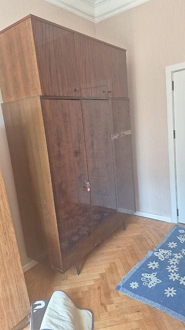 parda tul: Mebel dəsti – retro üslubda vitrin və şkaf Polsha-Xanka – Material — 4