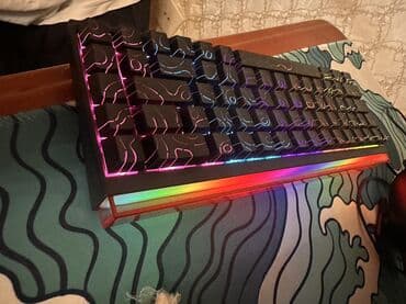 Çəngəllər: NACODEX-Ajazz mexaniki klaviatura – kompakt ölçülü, RGB işıqlandırmalı — 5