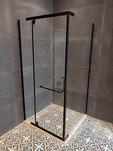 qapi demir qapi seyf qapi: Duş kabinləri və şüşə arakəsmələr – sifarişlə hazırlanır - Material — 9