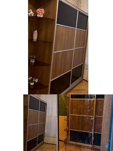ag qara sekiller instagram: 2 qapılı, Qəhvəyi, Digər material, Kupe, Künc dolab — 1