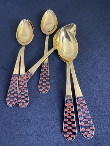 Mətbəx aksesuarları: Məhsul: Çay qaşıqları dəsti gumuw 875 eyar 1. 125 qr 2. 150 qr - — 1